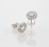 Puces d'oreilles Améralia Argent