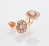 Puces d'oreilles Astrea Rosé