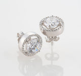 Puces d'oreilles Soléna Argent