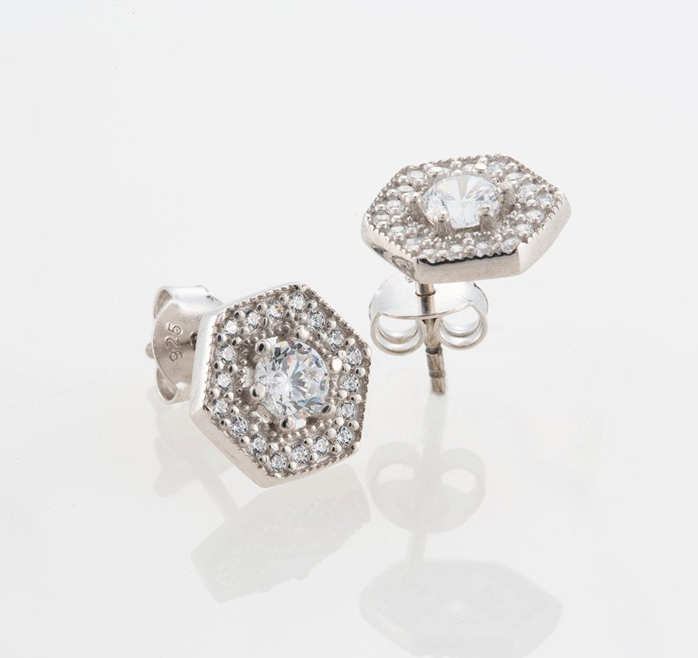 Puces d'oreilles Astrea Argent