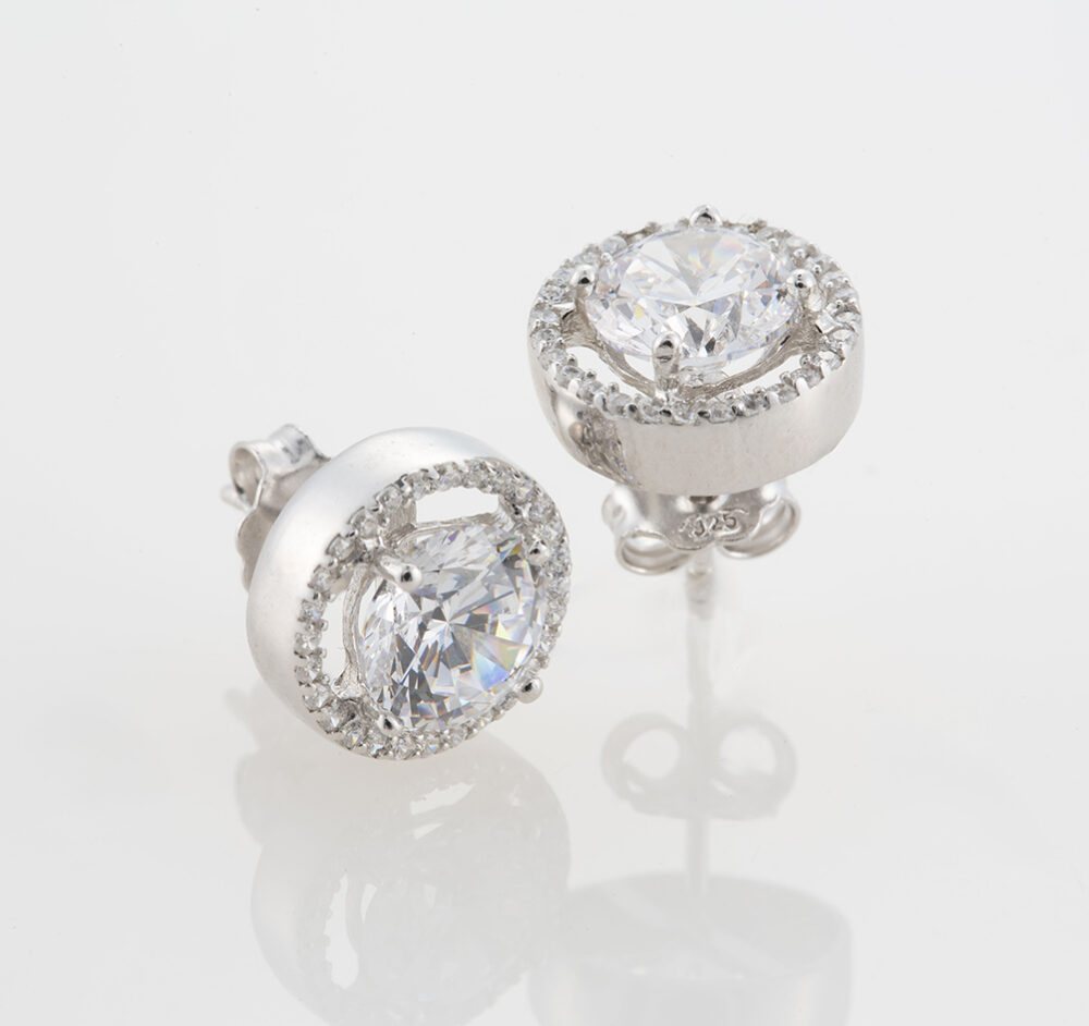 Puces d’oreilles Soléna Argent